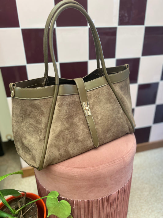 tas khaki-beige