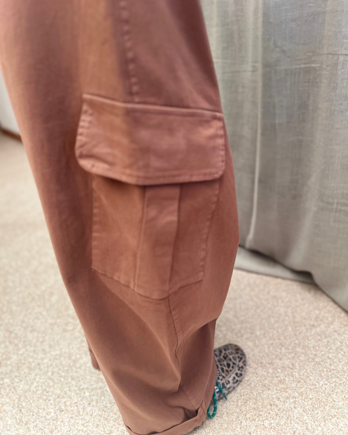 Cargo balloon Pants – Camel