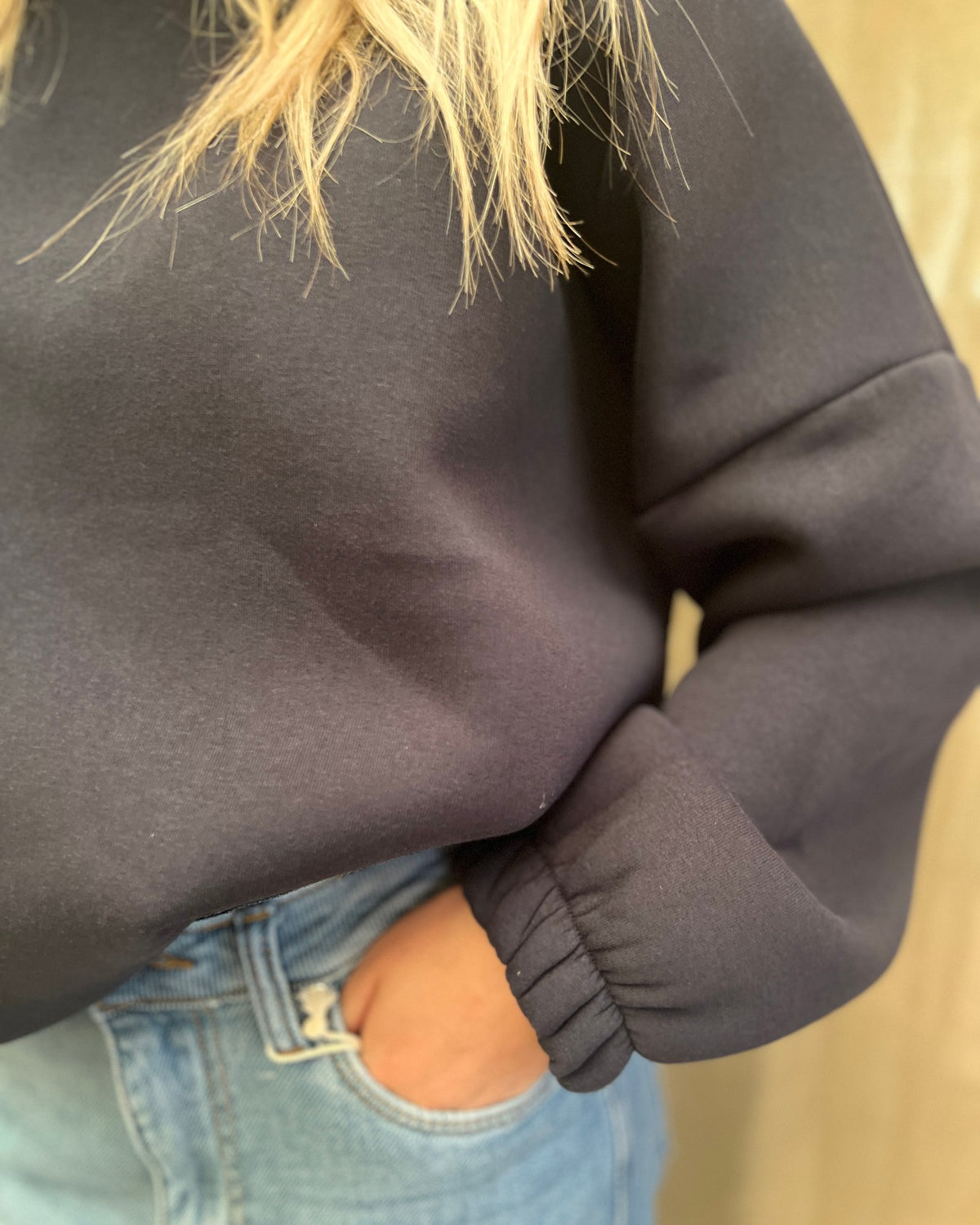 Sweatshirt bisous navy