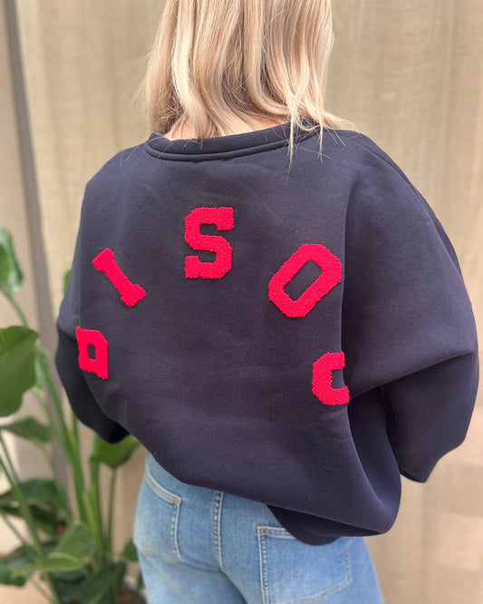 Sweatshirt bisous navy