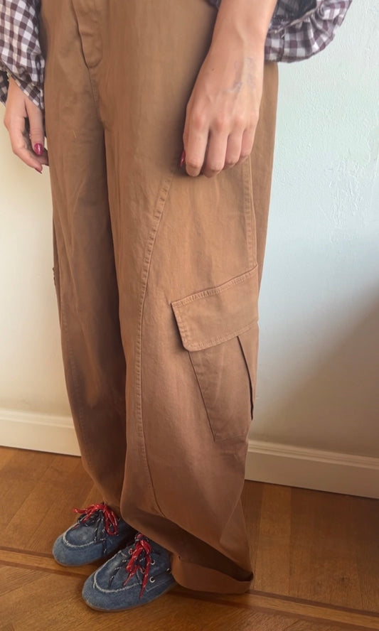 Cargo balloon Pants – Camel