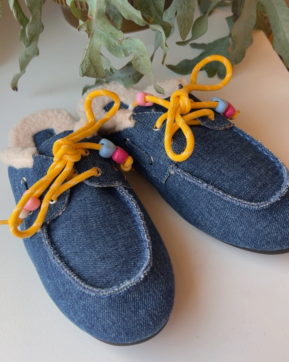 Loafer denim,  mules