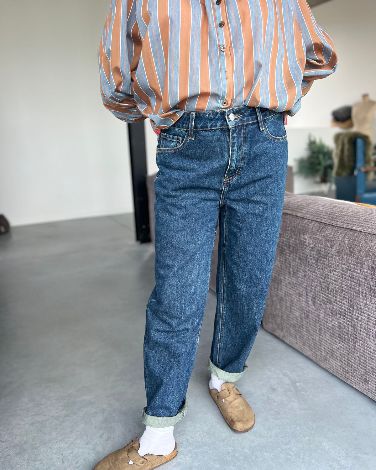 Barrel jeans