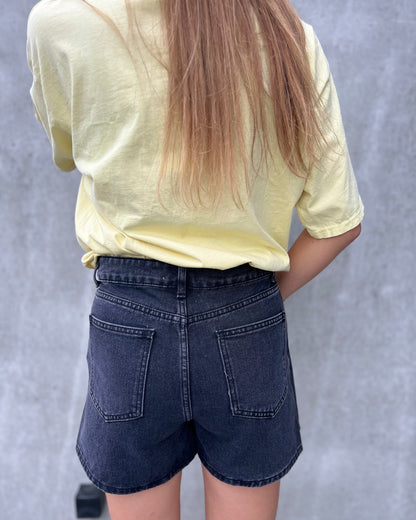 Skort jeans zwart