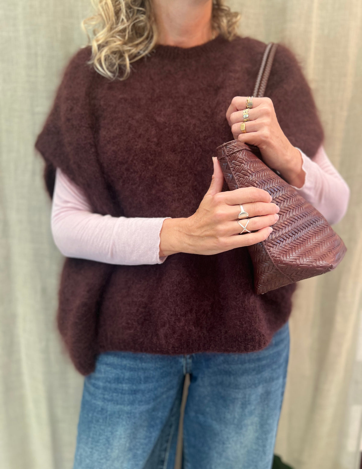 Mohair trui oversized