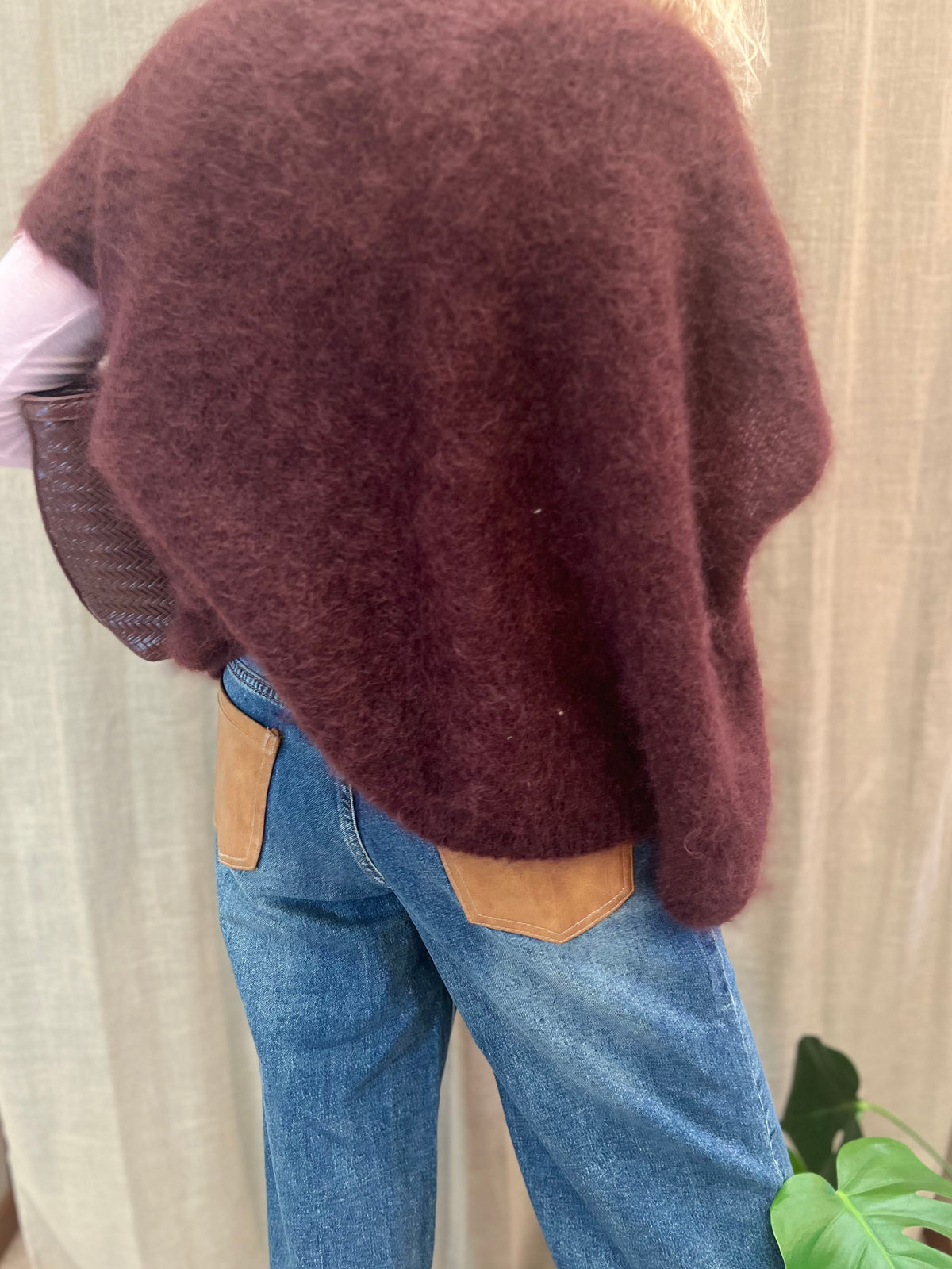 Mohair trui oversized