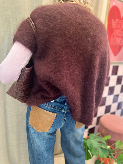 Mohair trui oversized