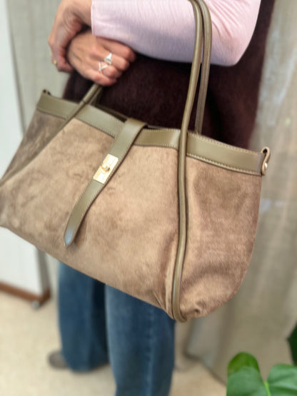 tas khaki-beige
