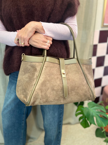 tas khaki-beige