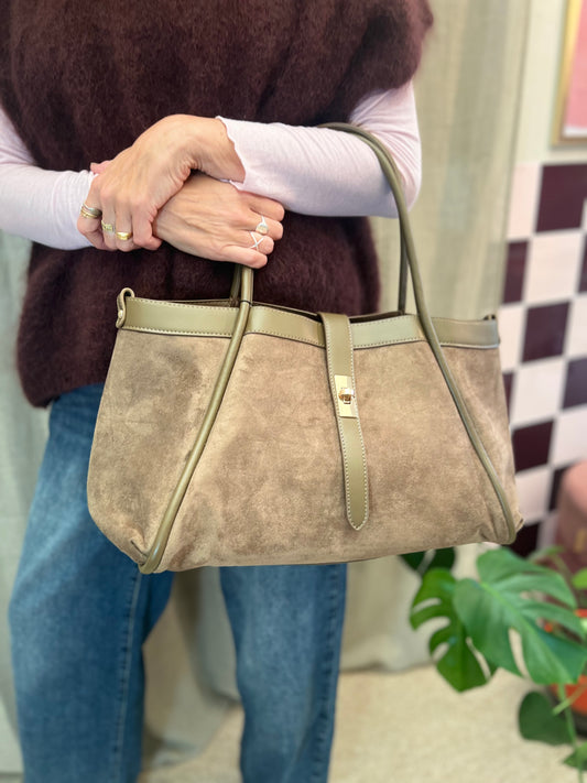 tas khaki-beige
