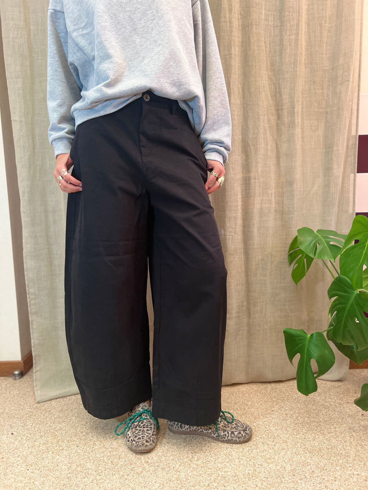 Broek balloon katoen