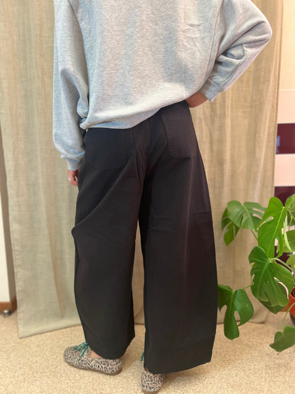 Broek balloon katoen