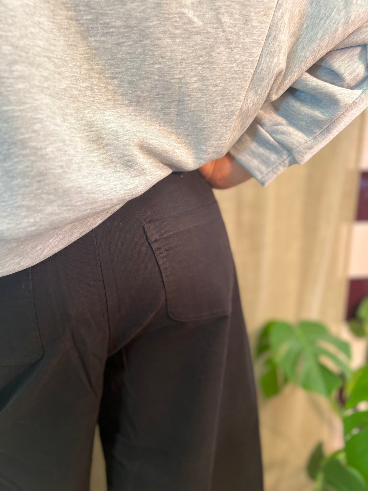 Broek balloon katoen