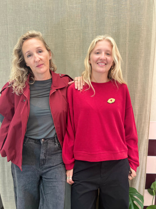 Sweatshirt rood