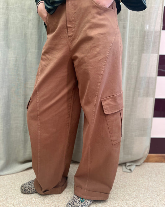 Cargo balloon Pants – Camel