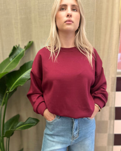 Bordeaux Oversized Sweater 🍒