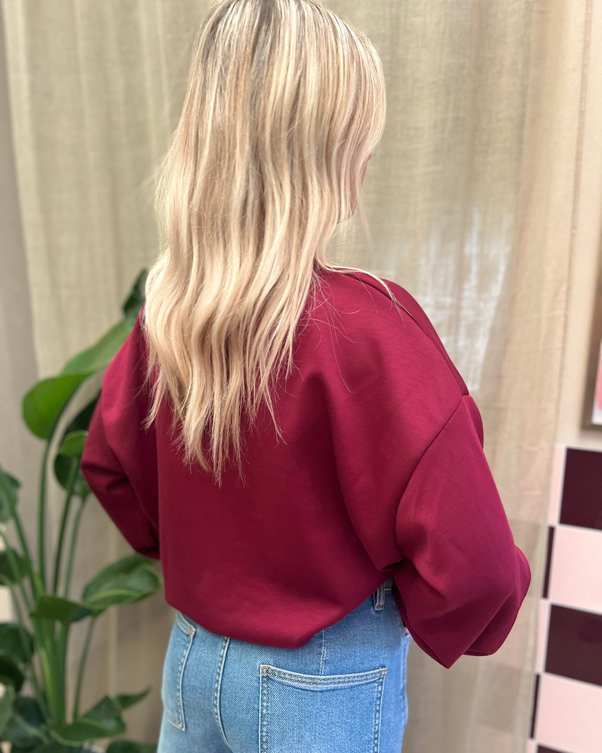 Bordeaux Oversized Sweater 🍒