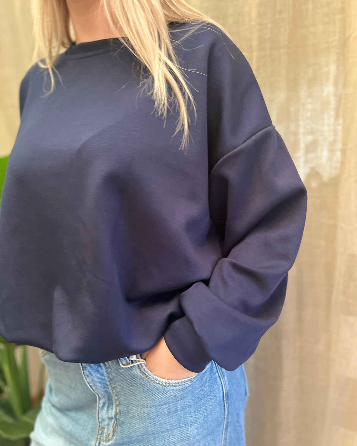Sweatshirt bisous navy