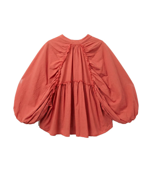 Oversized blouse orange