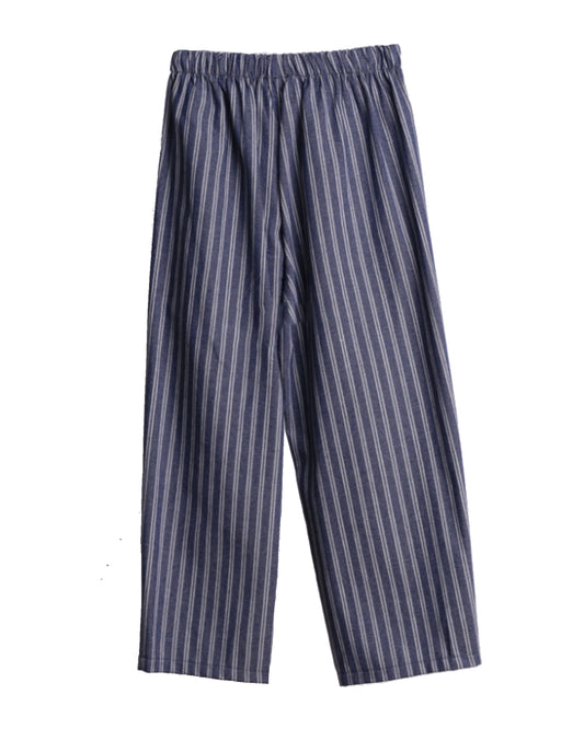 Broek blauw streep