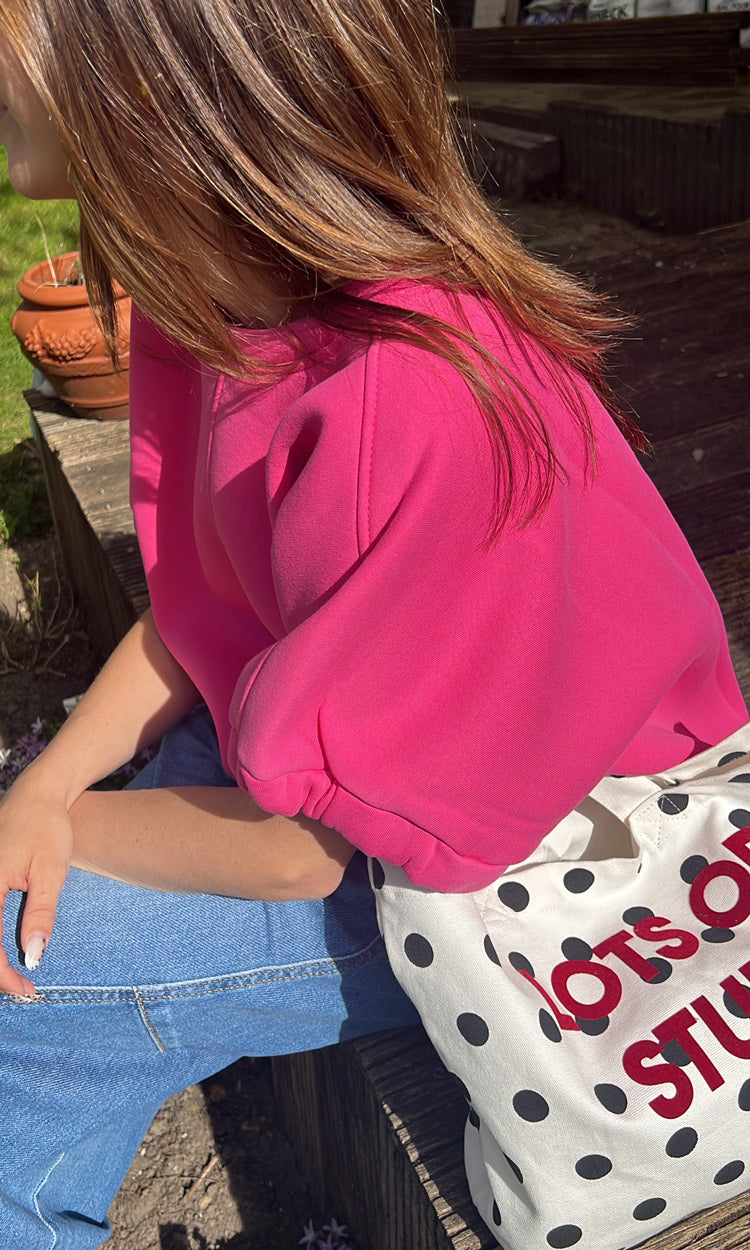 Sweater balloon korte mouw