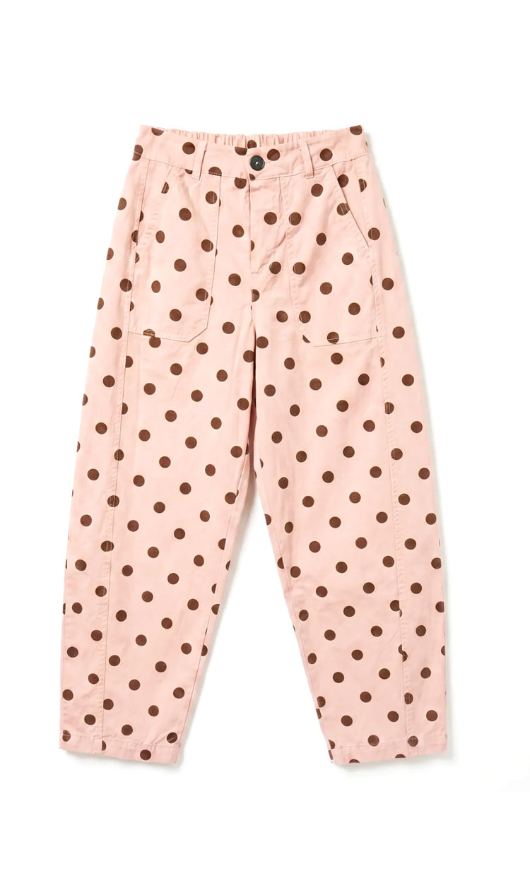 katoenen broekje dot pink