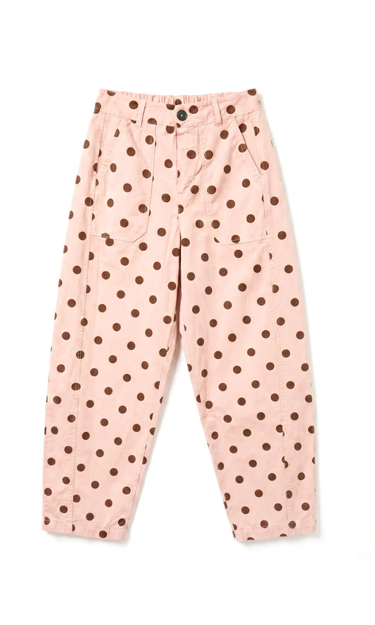 katoenen broekje dot pink